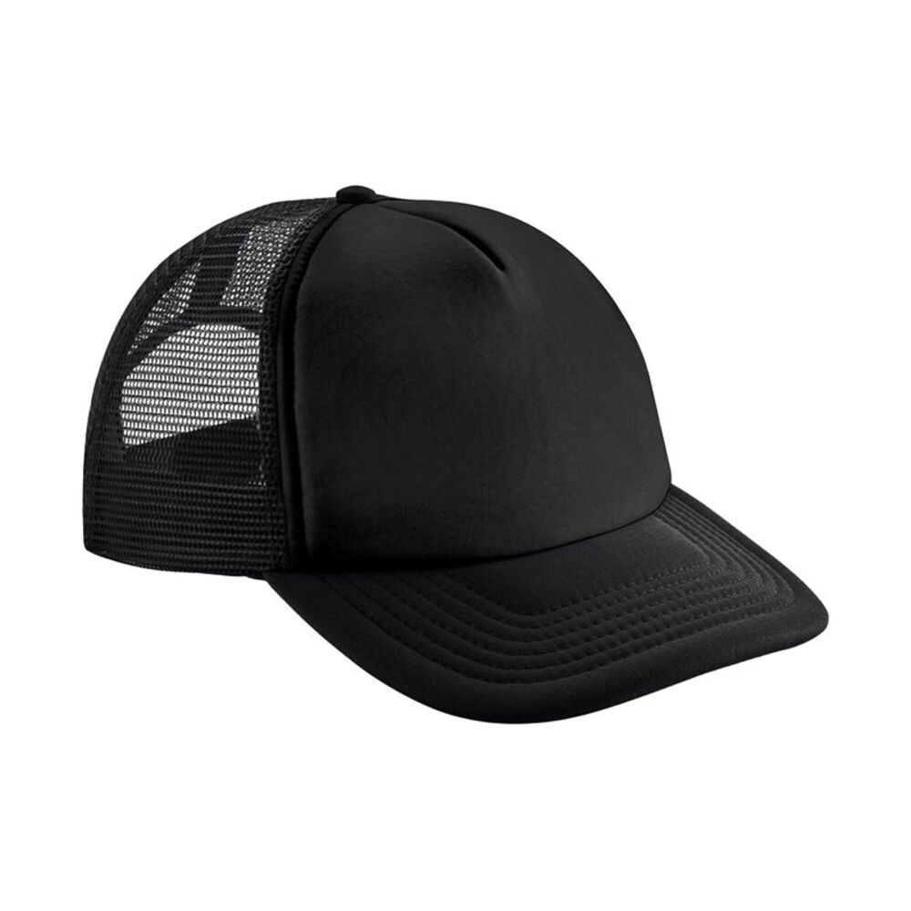 Beechfield Childrens/Kids Vintage  Trucker Cap / Black